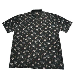 Vintage Disney Goofy Bowling Theme Polo Shirt Men’s XXL